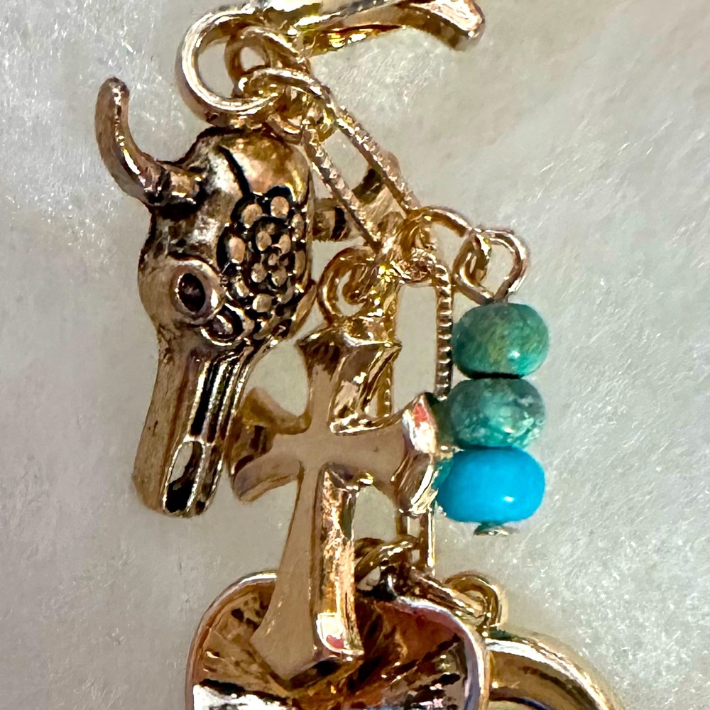 💝 5 for $25 💝 NEW Josslyn Company Western Bag Charm - Picture 4 of 4